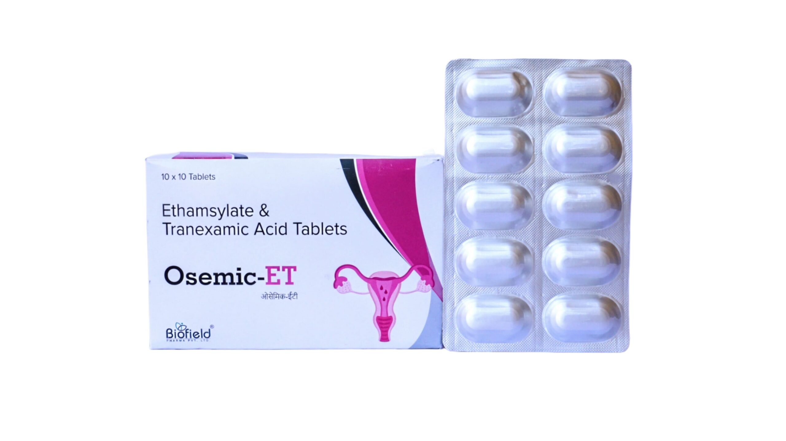 Tranexamic Acid 250mg + Ethamsylate 250 mg Tablets