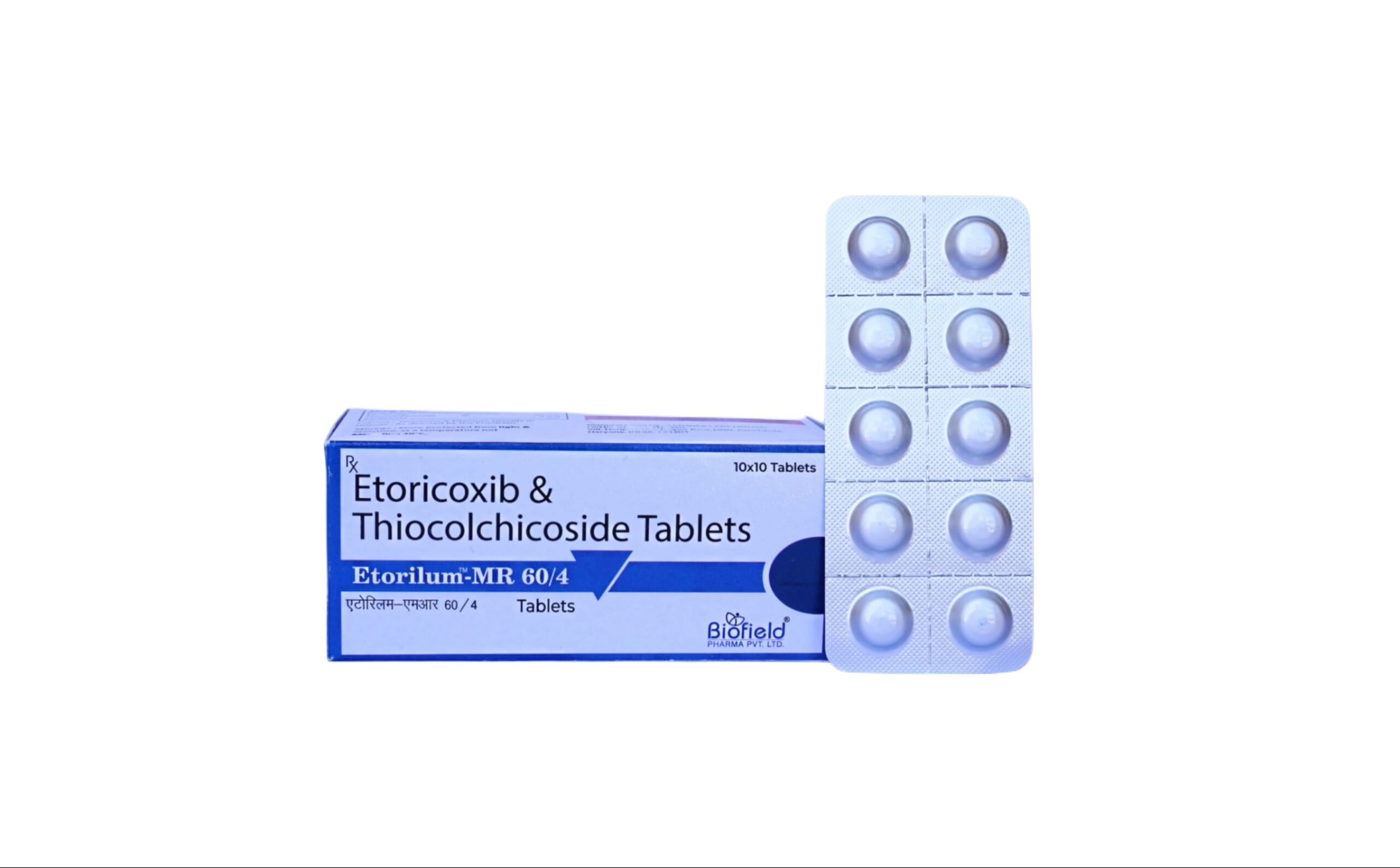 Etoricoxib 60 mg + Thiocholchicoside 4 mg Tablet